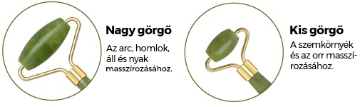 Jáde köves arcmasszírozó