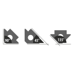 Hegesztőmágnes - 45°-90°-135° - max. 34 kg
