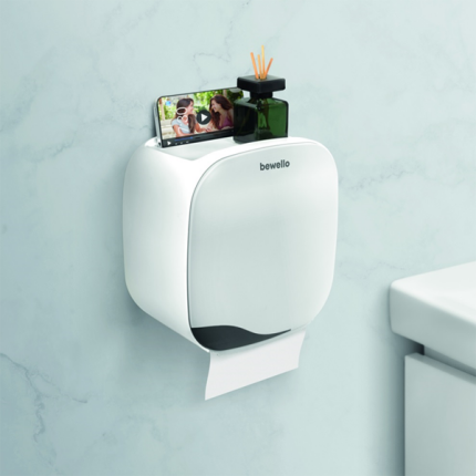 WC-papír tartó szekrény - Fehér - 200 x 130 x 205 mm