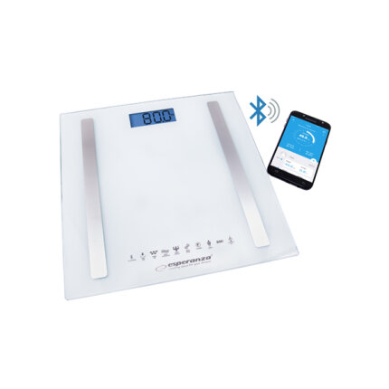 Esperanza Bluetooth-os személymérleg - Fehér