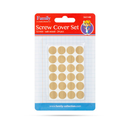 Csavartakaró szett - 13 mm - tölgy - 24 db