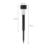 LED-es kültéri szolár lámpa 300x45 mm