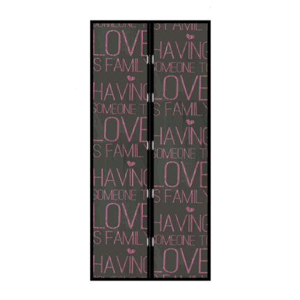 Love feliratos szúnyogháló függöny ajtóra 100x210 cm