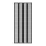 Szúnyogháló függöny ajtóra 100x220 cm - Fekete