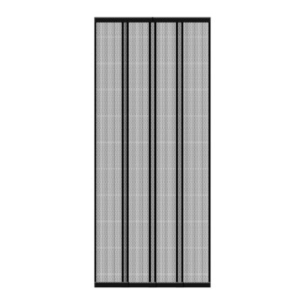 Szúnyogháló függöny ajtóra 100x220 cm - Fekete