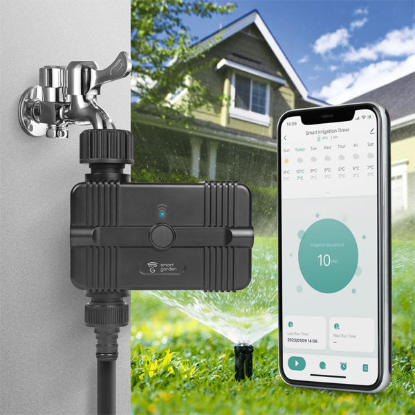 Smart Garden Wifi-s öntözésvezérlő - Fekete3 Smart Garden Wifi-s öntözésvezérlő - Fekete