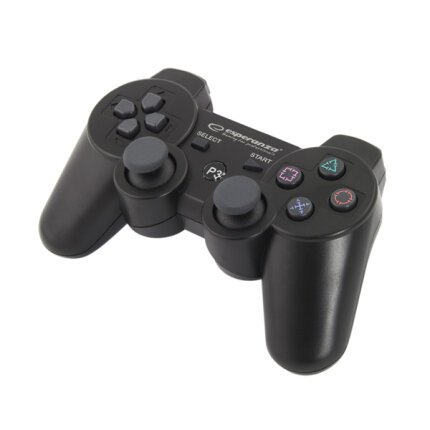 Bluetooth vezeték nélküli kontroller (PS3) - Esperanza Marine EGG109K - Fekete