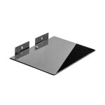 Edzett üveg set-top box tartó fali konzol - 20x28 cm