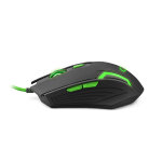 Vezetékes gaming egér háttérvilágítással - Esperanza Fighter EGM205G - Zöld