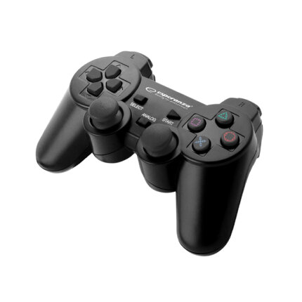 Vezetékes kontroller (PC, PS3) - Esperanza Trooper EGG107K - Fekete