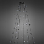LED karácsonyfa fényfüzér - 1,9 m - 120 LED, hidegfehér - IP44
