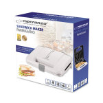 Szendvicssütő - Esperanza Parmigiano EKT010W - Fehér