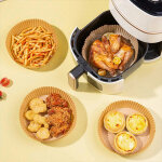 Air fryer sütőpapír - olaj nélküli sütőhöz - kör - 20 cm - 50 db / csomag