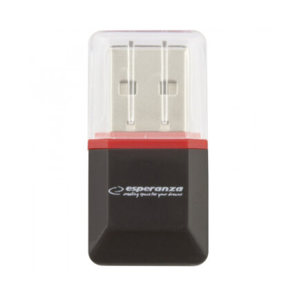 MicroSD USB kártyaolvasó - Esperanza EA134K - Fekete