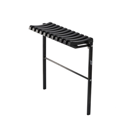 Összecsukható pad temetőbe - 68 cm - Fekete