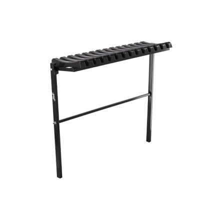 Összecsukható pad temetőbe - 86 cm - Fekete