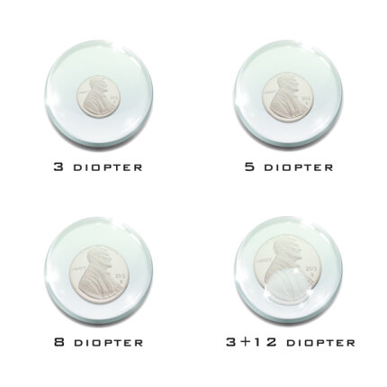 Nagyító lencse 5 dioptria