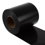 PVC kerítésszalag - 19 cm x 35 m - 450g/m2 - Fekete