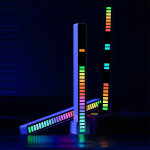 Ritmusra világító RGB LED kijelző - Fehér