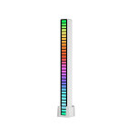 Ritmusra világító RGB LED kijelző - USB - Fehér