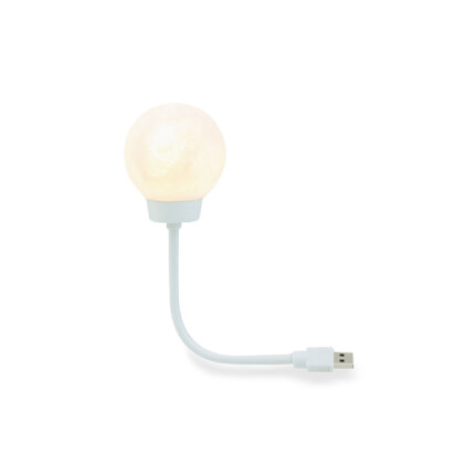 Éjjeli hangulatfény - Holdlámpa - Melegfehér - USB-s