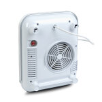 Fali hősugárzó törölközőtartóval - 800-2000W - 240V - fehér