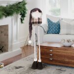 Karácsonyi skandináv manó - teleszkópos lábbal - 44-90 cm