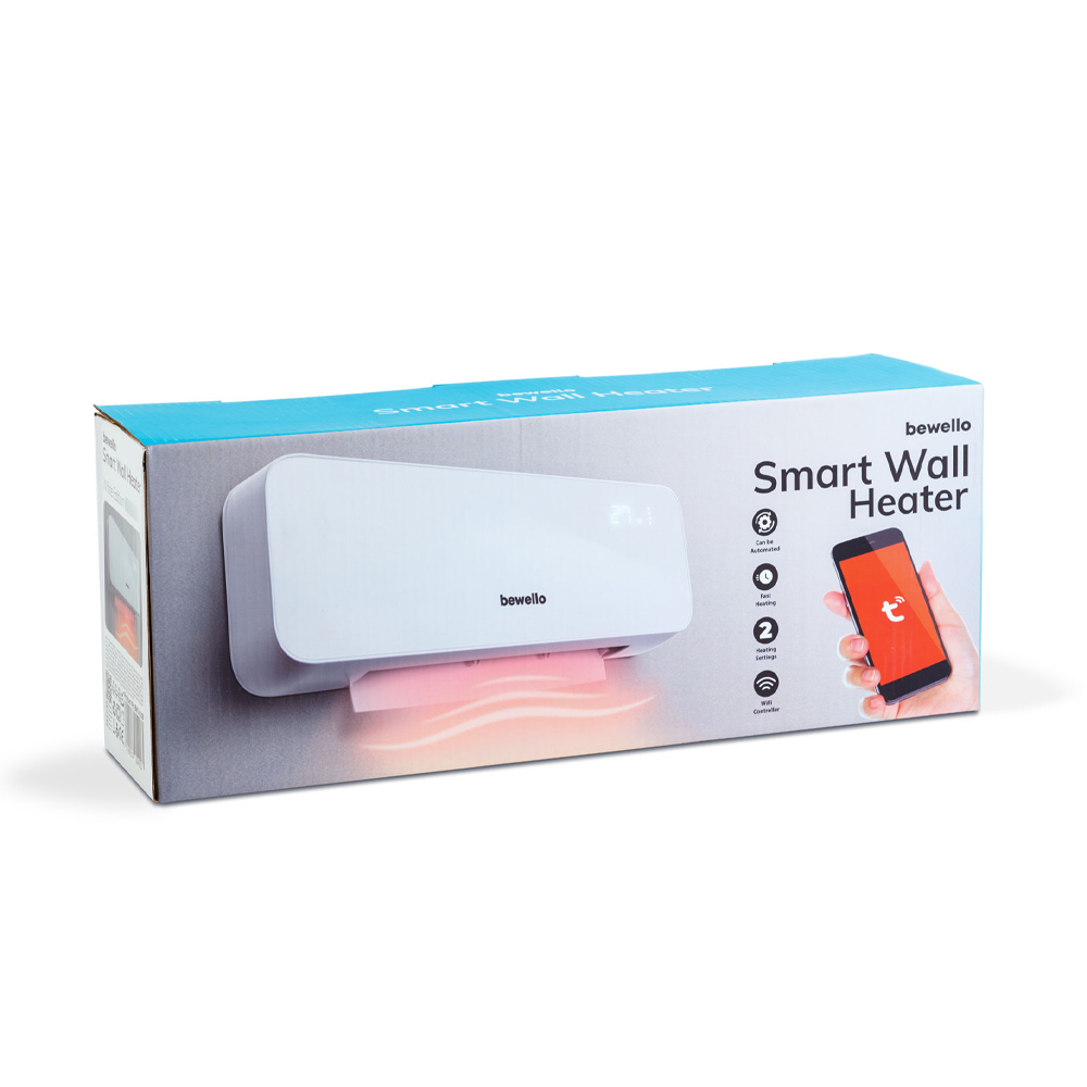 Smart fali hősugárzó - 1000:2000W - Tuya - 220 - 240V - Opál5 Smart fali hősugárzó - 1000/2000W - Tuya - 220 - 240V - Opál