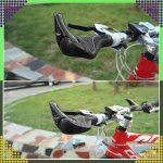 Kerékpár markolat szarvakkal – ergonomikus, csúszásmentes, fekete-szürke