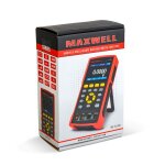 Kézi oszcilloszkóp - akkumulátoros - 3.5" színes LCD - AC/DC, 400V, 40MHz, 2 csatorna, 8K/4K