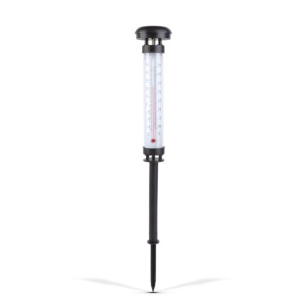 Szolár kerti hőmérő - hidegfehér LED - 6,3 x 44,5 cm
