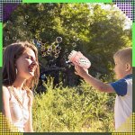 Buborékfújó pisztoly gyerekeknek - Rózsaszín