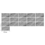 Öntapadós falpanel – márványhatású dekorcsempe, 30×15 cm, 16 db-os szett