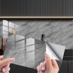 Öntapadós falpanel – márványhatású dekorcsempe, 30×15 cm, 16 db-os szett