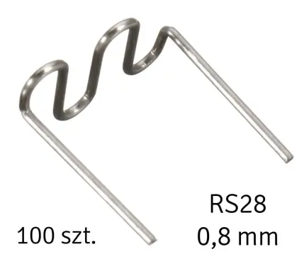 Műanyag hegesztő kapocs 100 db - SPINKI