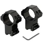 Magas 30mm-es távcső szerelék 11mm-es sínre, rögzítőcsappal