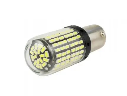 LED P21W Ba15s CANBUS izzó - hideg fehér