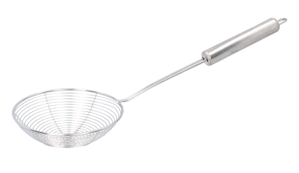 Fém szűrő fogóval 17,5 cm